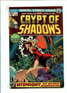 CRYPT OF SHADOWS #1 (7.5) MIDNIGHT ON BLACK MOUNTAIN!! 1972 
