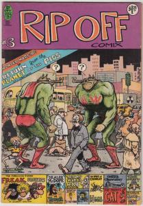 Rip Off Comix #3 (Jan-78) VG/FN Mid-Grade Wonder Wart-Hog, Freak Brothers, Fa...