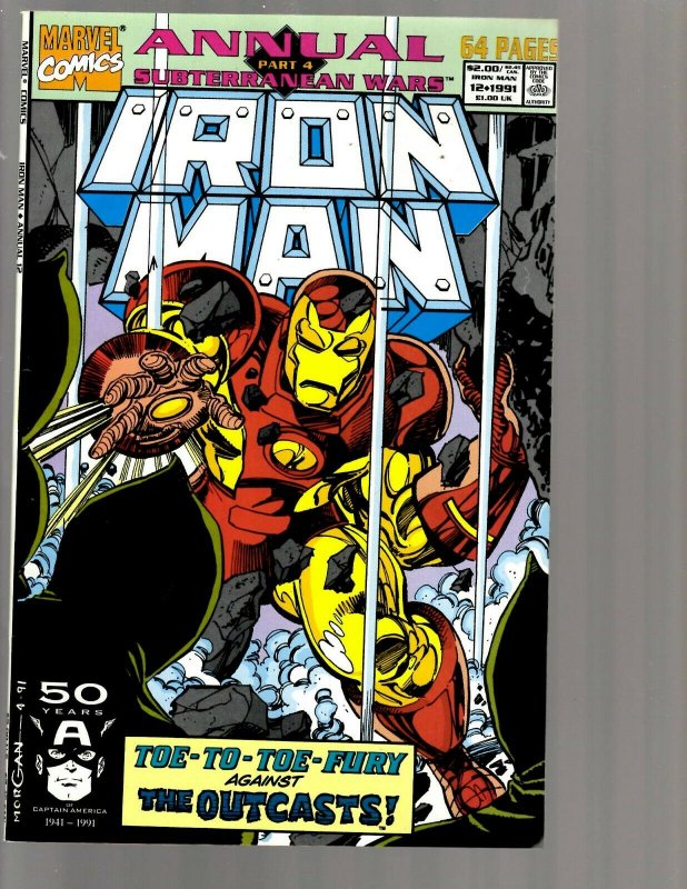 14 Iron Man Comics '81 '82 '83 '86 '87 '89 '90 '91 '92 '93 '94 '99 '00 '01 GK35