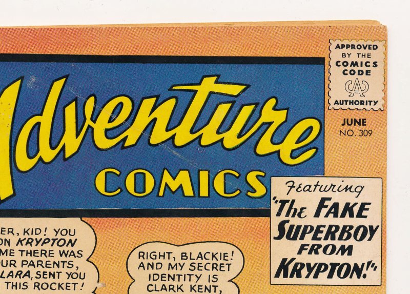 Adventure Comics (1938) #309 VG/FN, First Legion of Super Monsters