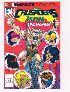 The Crusaders #2 VF Impact Comics Comic Book June 1992 DE22