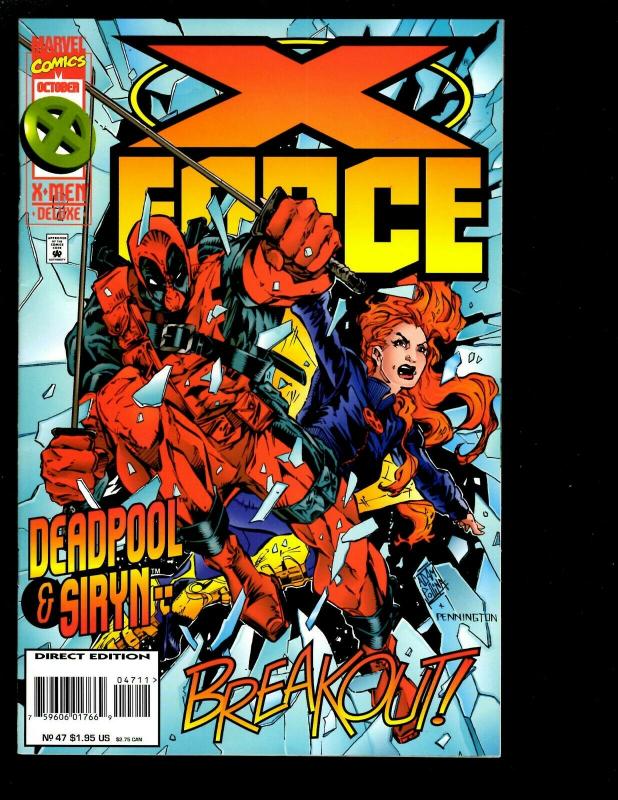 11 X-Force Marvel Comics # 36 39 43 46 47 49 52 61 62 95 100 RP3