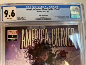America Chavez: Made In The USA (2021) #1 (CGC 9.6 WP) Yoon Variant Census !