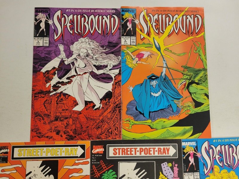 5 Marvel Comics #1 5 6 Spellbound + #1 2 Street-Poet-Ray 7 TJ29