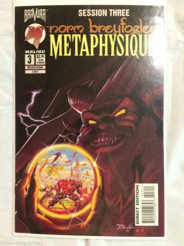 METAPHYSIQUE #3, NM, Norm Breyfogle, 1995, Bravura, Malibu