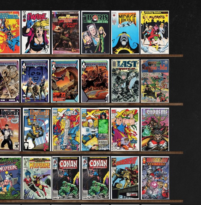 Huge Lot 150+ Comics with X-Force, Daredevil, Silver Surfer & More!