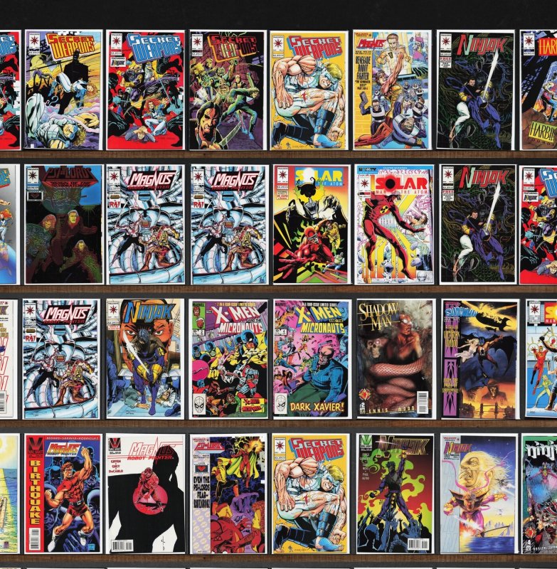 Huge Lot 150+ Comics with Magnus Robot Fighter, Ninjak, Rai & More!