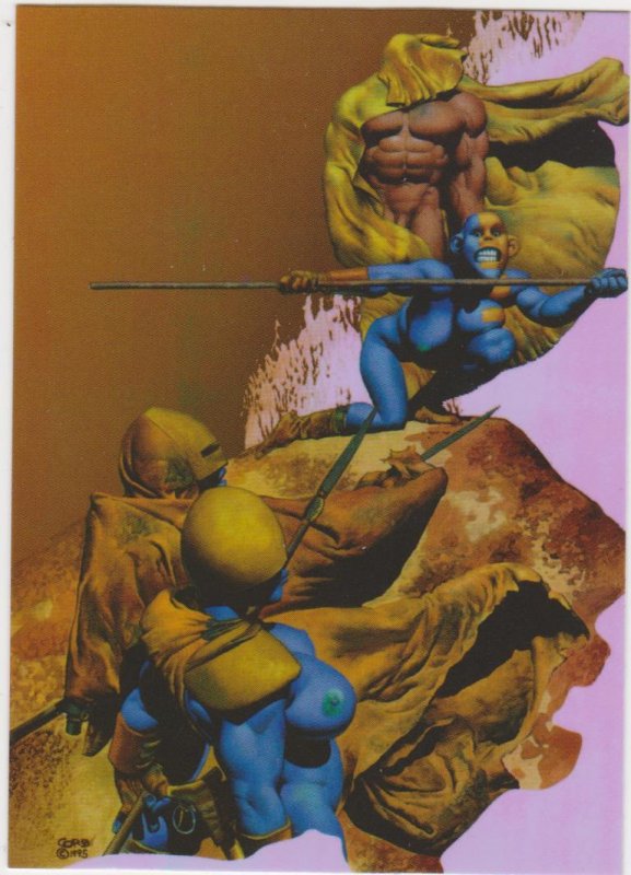 1997 Comic Images Artists Choice Omnichrome Blue Amazons