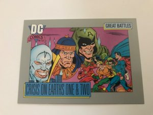 CRISIS ON INFINITE EARTHS #142 card : 1992 DC Universe Series 1, NM/M, Impel