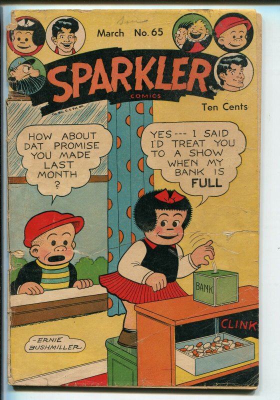 SPARKLER #65 1947-UNITED FEATURES-NANCY-TARZAN-HOGARTH-ERNIE BUSHMILLER-fr