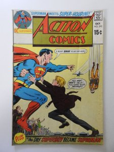 Action Comics #393 (1970) VG- Condition moisture stain