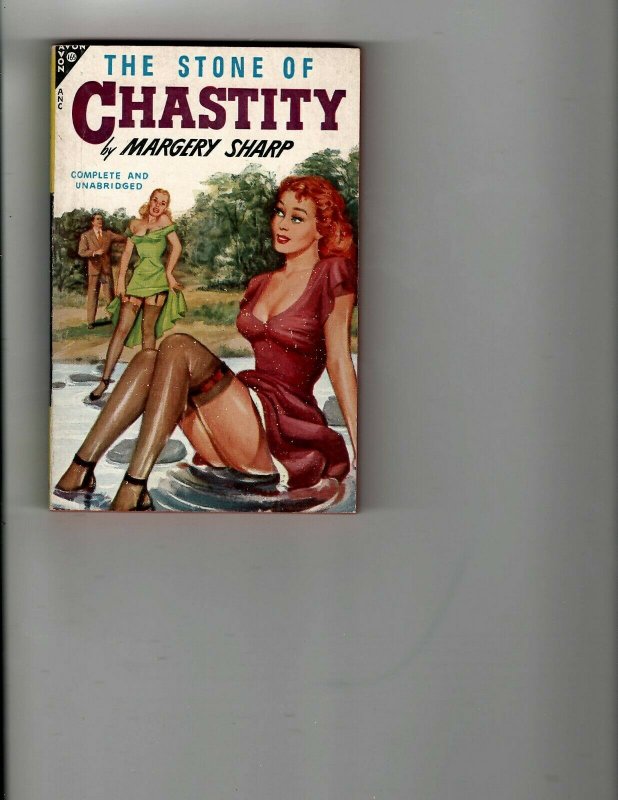 3 Books The Stone of Chastity Queer Patterns The Woman Aroused Mystery JK23