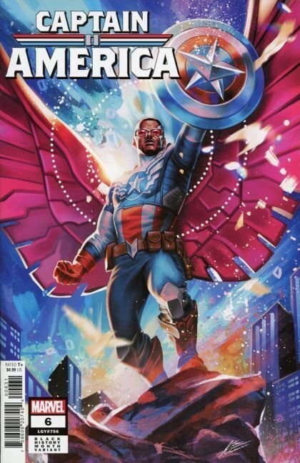 Captain America #6 Sam Wilson Mateus Manhanini Black History Month Variant