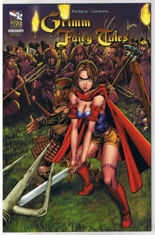 GRIMM FAIRY TALES #59 B, NM-, 2005, 1st, Good girl,  more indies in store