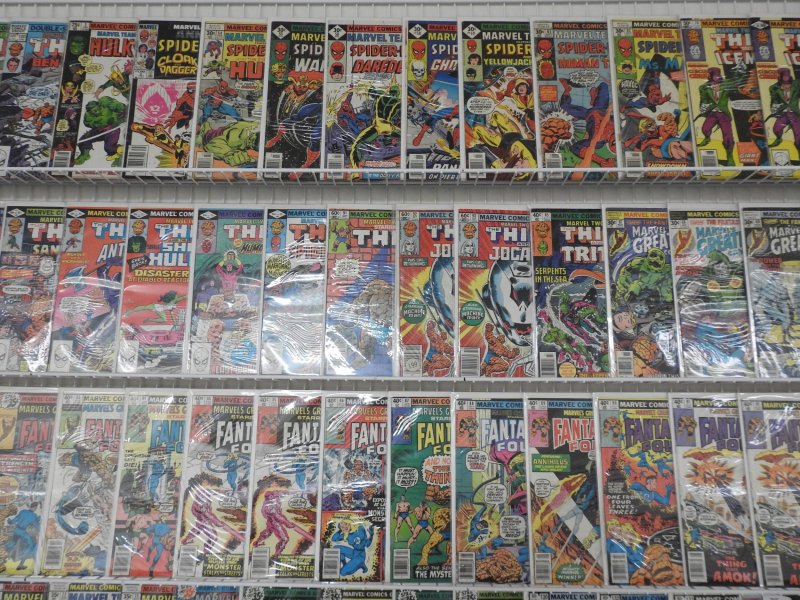 Huge Lot 130+ Comics W/ Marvel Two-in-One, Marvel Team-Up, +More! Avg FN+ Cond!