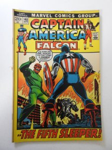 Captain America #148 (1972) FN- Condition! 1/4 in spine split