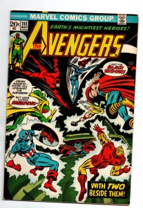 Avengers #111 - Captain America - Iron Man - Daredevil - Black Widow - 1973 - VG