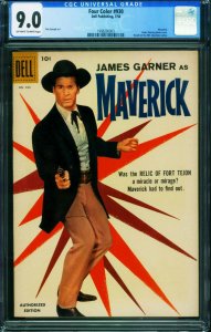 Four Color Comics #930 CGC 9.0 Maverick-1958-Dell-James Garner 1998200003