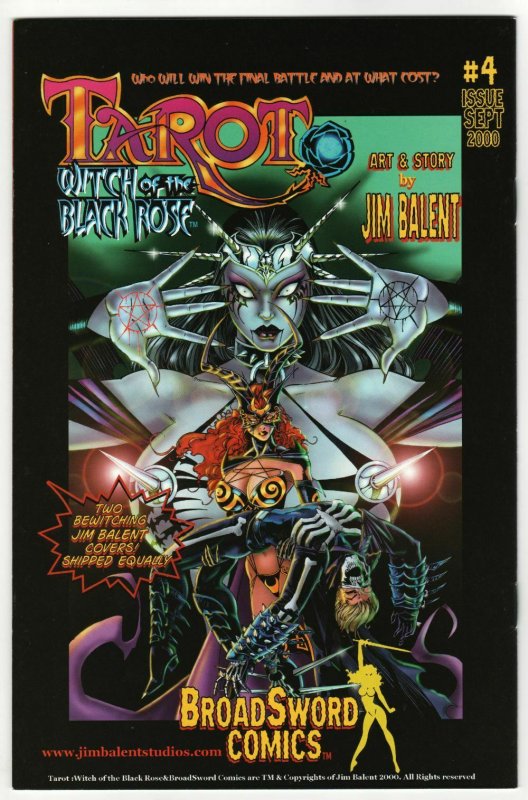 Tarot Witch Of The Black Rose #3 (Broadsword, 2000) NM