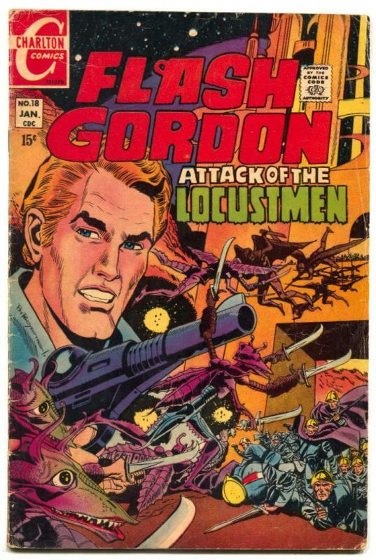 Flash Gordon #18 1970- Charlton- Locustmen VG-