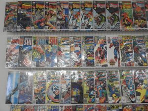 Huge Lot 130+ Comics W/ Captain America, Spiderwoman, Spider-Man+ Avg VF- Cond!!