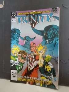 Trinity 1 1993 Green Lantern The Darkstars L.E.G.I.O.N DC FOIL COVER VF.   P12