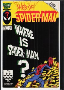 Web of Spider-Man #18 (1986) Spider-Man [Key Issue]