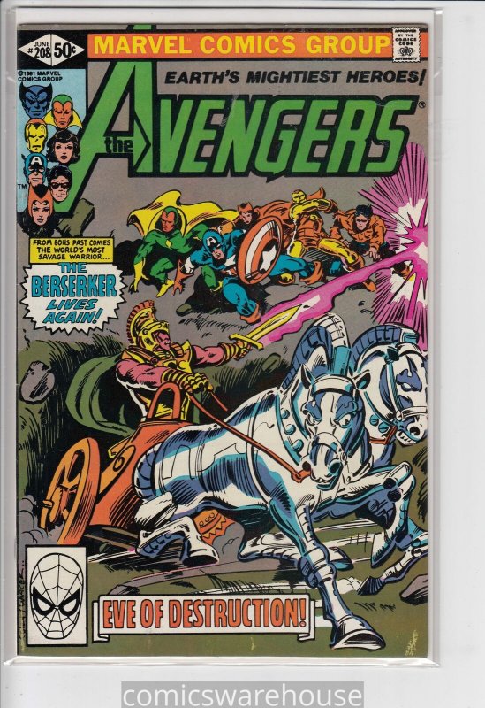 AVENGERS (1963 MARVEL) #208 VF 007627