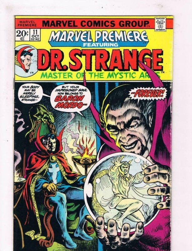 MARVEL PREMIERE #11, FN, Dr. Strange, Steve Ditko, 1972 1973, more in store