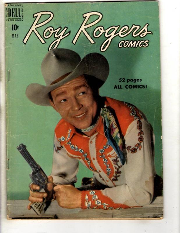 Roy Rogers Comics # 29 VG/FN Dell Golden Age Comic Book Trigger 1950 JL18