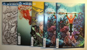 2016 Aquaman Lot of 5 #6 B, 24 B, 45 B, 46 B (x2) DC 6th Series Comic Books