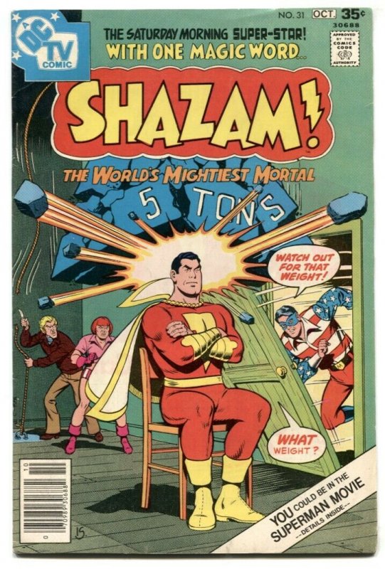 SHAZAM! #31 1977- 1st DC appearance of Minute Man FN