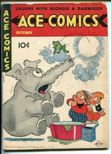 ACE COMICS #79 1943-DAVID MCKAY-PHANTOM-PRINCE VALIANT-BLONDIE-ELEPHANT-vg