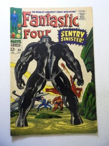Fantastic Four #64 (1967) 1st App of Kree Sentry! VG+ Condition
