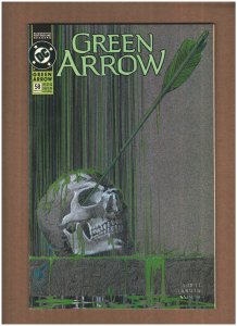 Green Arrow #58 DC Comics 1992 Mike Grell NM- 9.2