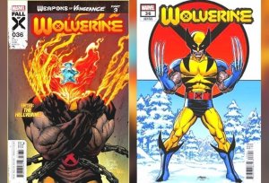 Wolverine 36 HOT~KEY/HTF 1st APP HELLVERINE Stegman/Perez 2 Pk Ghost Rider Logan