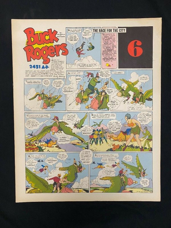 Buck Rogers #6- Sunday pages No. 61-72 - large color reprints