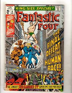 Fantastic Four King Size Special # 8 FN- Marvel Comic Book Sub-Mariner Doom JL15