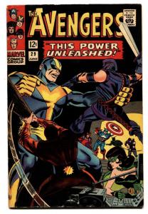 THE AVENGERS # 29 1966 comic book CAPTAIN AMERICA IRON MAN MARVEL fn+