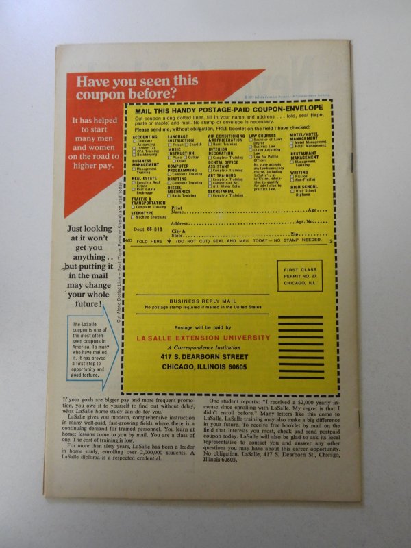 The Cat #3 (1973) VF condition