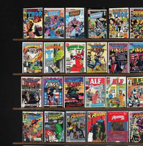 Huge Lot 140+ Comics with American Flagg!, X-Men, Thor & More!