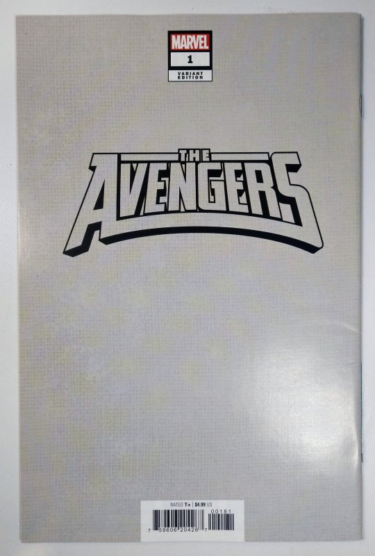 Avengers #1 (2023) Christopher Negative Space Cover 