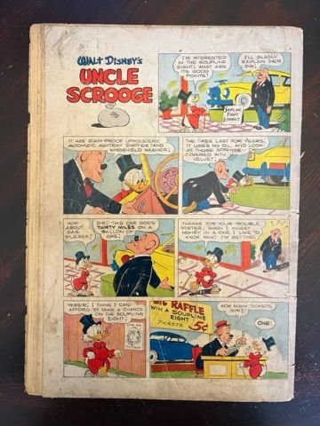 Four Color #386 (1952) Carl Barks Cover! Beagle Boys Appearance! 1952