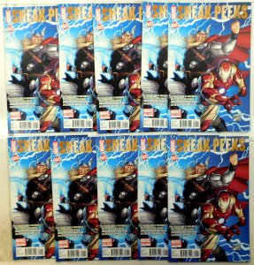 Marvel Sneak Peeks Lot 10 #2012 x10 2010 Marvel Thor Iron Man 1st Print Comics
