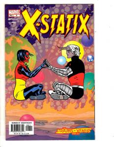 Lot Of 10 X-Statix Marvel Comic Books # 1 Giant Sz 2 3 4 5 6 7 8 9 10 X-Men CR53