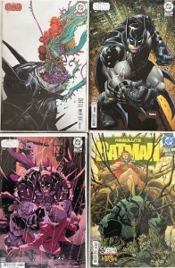 Lot of 4 cover variants Absolute Batman #17 (2026) 1st print