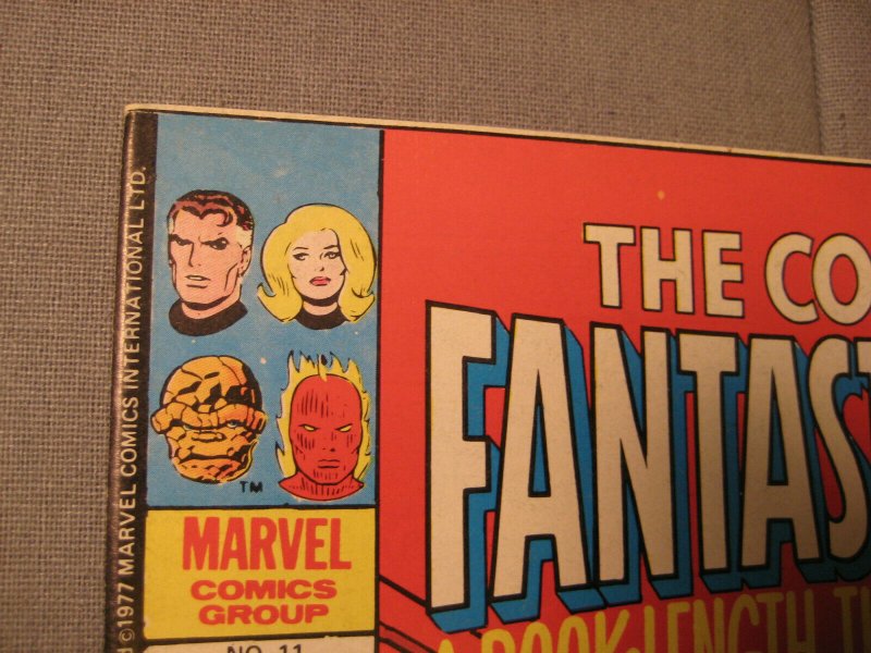 Complete Fantastic Four #11 Magazine Size UK (Marvel Comics, 1977) 