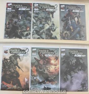 Transformers vs GI Joe (DW) 6 Issue Set NM