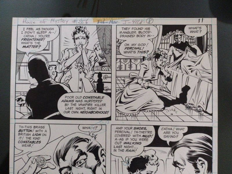 House of Mystery #256 original comic art by Romeo Tanghal and Bob Smith 1978