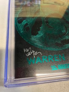 CGC 9.2 Strange Kiss #1 Leather Edition TRIPLE SIGNED Ellis Wolfer Parsons